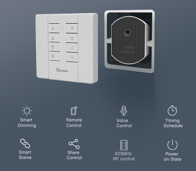 SONOFF smart dimmer switch D1, WiFi 5 SONOFF smart dimmer switch D1, WiFi - Image 3