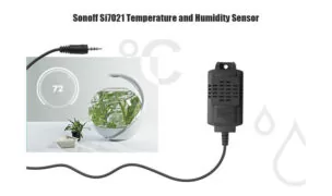 SONOFF Aισθητήρας θερμοκρασίας και υγρασίας SI7021, WiFi, 2.5mm, μαύρο 2