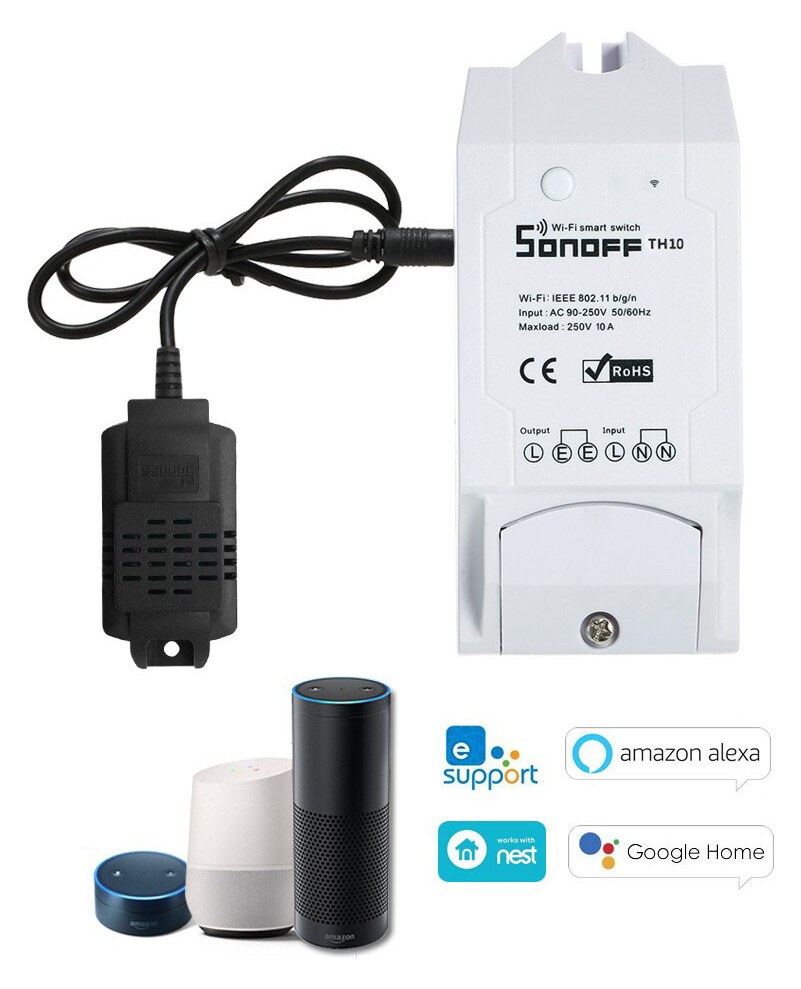 SONOFF Aισθητήρας θερμοκρασίας και υγρασίας SI7021, WiFi, 2.5mm, μαύρο 5 SONOFF Aισθητήρας θερμοκρασίας και υγρασίας SI7021, WiFi, 2.5mm, μαύρο - Image 3