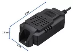 SONOFF Aισθητήρας θερμοκρασίας και υγρασίας SI7021, WiFi, 2.5mm, μαύρο 5