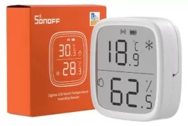 SONOFF smart θερμόμετρο & υγρασιόμετρο SNZB-02D, LCD, ZigBee 2