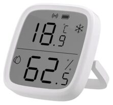 SONOFF smart θερμόμετρο & υγρασιόμετρο SNZB-02D, LCD, ZigBee