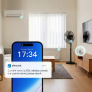 SONOFF smart θερμόμετρο & υγρασιόμετρο AirGuard TH, έως 60°C, ZigBee 3.0 & Bluetooth, λευκό 2