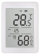 SONOFF smart θερμόμετρο & υγρασιόμετρο AirGuard TH, έως 60°C, ZigBee 3.0 & Bluetooth, λευκό