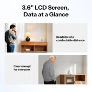 SONOFF smart θερμόμετρο & υγρασιόμετρο AirGuard TH, έως 60°C, ZigBee 3.0 & Bluetooth, λευκό 5