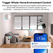 SONOFF smart θερμόμετρο & υγρασιόμετρο AirGuard TH, έως 60°C, ZigBee 3.0 & Bluetooth, λευκό 9