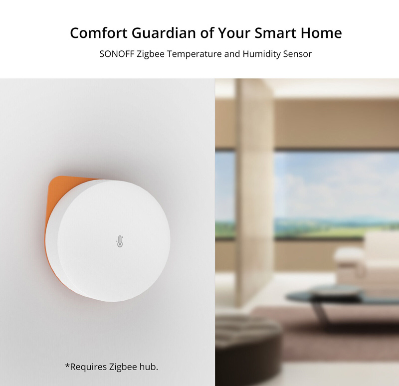 SONOFF smart αισθητήρας θερμοκρασίας & υγρασίας SNZB-02P, ZigBee 4 SONOFF smart αισθητήρας θερμοκρασίας & υγρασίας SNZB-02P, ZigBee - Image 2