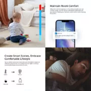 SONOFF smart αισθητήρας θερμοκρασίας & υγρασίας SNZB-02P, ZigBee 8
