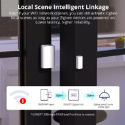 SONOFF smart μαγνητική παγίδα SNZB-04P, ZigBee, μπαταρίας, λευκή 22 SONOFF smart μαγνητική παγίδα SNZB-04P, ZigBee, μπαταρίας, λευκή 10
