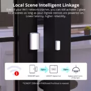 SONOFF smart μαγνητική παγίδα SNZB-04P, ZigBee, μπαταρίας, λευκή 10