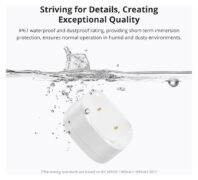 SONOFF smart ανιχνευτής πλημμύρας SNZB-05P, ZigBee, μπαταρίας, λευκός 16 SONOFF smart ανιχνευτής πλημμύρας SNZB-05P, ZigBee, μπαταρίας, λευκός 5