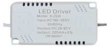 LED Driver SPHLL-DRIVER-011, 8-25W, 1.7x3.6x7cm
