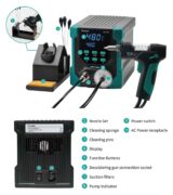 PROSKIT σταθμός αποκόλλησης SS-331NB με πιστόλι, 160-480°C 9