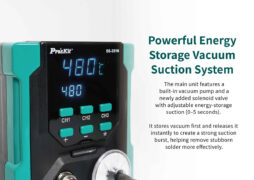 PROSKIT σταθμός αποκόλλησης SS-331NB με πιστόλι, 160-480°C 12