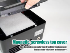 PROSKIT σταθμός απορρόφησης καπνού SS-598F, 24W, 160L/min, με φίλτρο HEPA & άνθρακα 8
