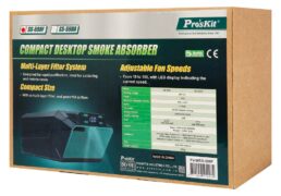 PROSKIT σταθμός απορρόφησης καπνού SS-598F, 24W, 160L/min, με φίλτρο HEPA & άνθρακα 10