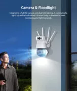 SECTEC smart κάμερα ST-428-4M-DL με προβολείς, dual lens, 4MP, Onvif PTZ 4