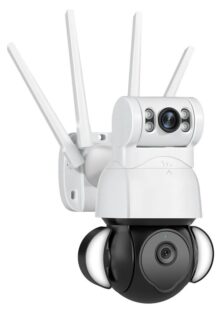 SECTEC smart κάμερα ST-428-4M-DL με προβολείς, dual lens, 4MP, Onvif PTZ