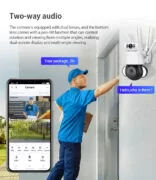 SECTEC smart κάμερα ST-428-4M-DL με προβολείς, dual lens, 4MP, Onvif PTZ 7