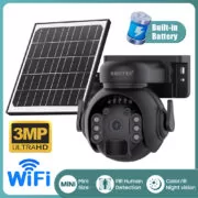 SECTEC smart ηλιακή κάμερα ST-515C-3M-5W-BK, 3MP, WiFi, SD, PTZ, IP65 2