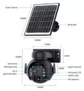 SECTEC smart ηλιακή κάμερα ST-515C-3M-5W-BK, 3MP, WiFi, SD, PTZ, IP65 4