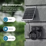 SECTEC smart ηλιακή κάμερα ST-515C-3M-5W-BK, 3MP, WiFi, SD, PTZ, IP65 13