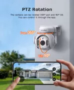SECTEC smart κάμερα ST-515C-3MTY, 3MP, WiFi, SD, PTZ, IP65 2