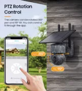 SECTEC smart ηλιακή κάμερα κυνηγού ST-517C, 3MP, 4G, PIR, PTZ, SD, IP65 4