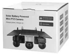 SECTEC smart ηλιακή κάμερα κυνηγού ST-517C, 3MP, 4G, PIR, PTZ, SD, IP65 7