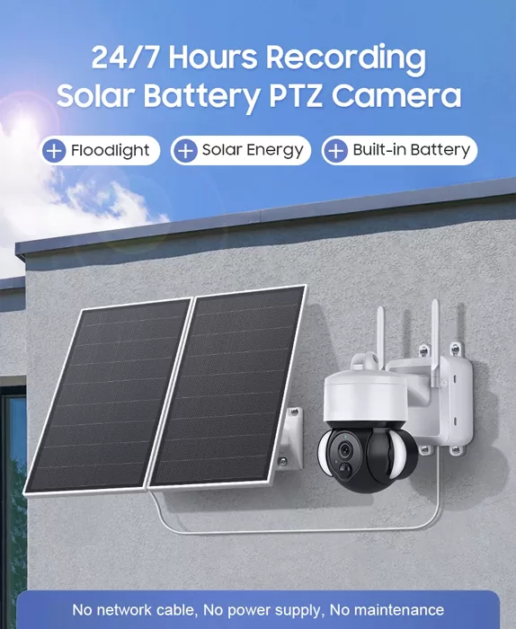 SECTEC smart ηλιακή κάμερα ST-518, 3MP, 4G, PIR, PTZ, SD, 20000mAh, IP65 4 SECTEC smart ηλιακή κάμερα ST-518, 3MP, 4G, PIR, PTZ, SD, 20000mAh, IP65 - Image 2