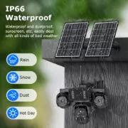SECTEC smart ηλιακή κάμερα ST-523-9MAOV-4G-EU, triple lens, 3MP, 4G, SD, PTZ, IP66 5