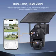SECTEC smart ηλιακή κάμερα ST-536-6MAOV-4G-EU, dual lens, 3MP, 4G, SD, PTZ, IP66 11