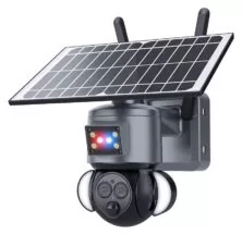 SECTEC smart ηλιακή κάμερα ST-558-6M-12X-4G-EU, προβολείς, 3MP, 4G, PTZ