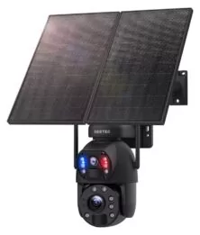 SECTEC smart ηλιακή κάμερα ST-598-6M-4G-20W-EU, 3MP dual lens, 20x zoom, 4G, SD, PTZ