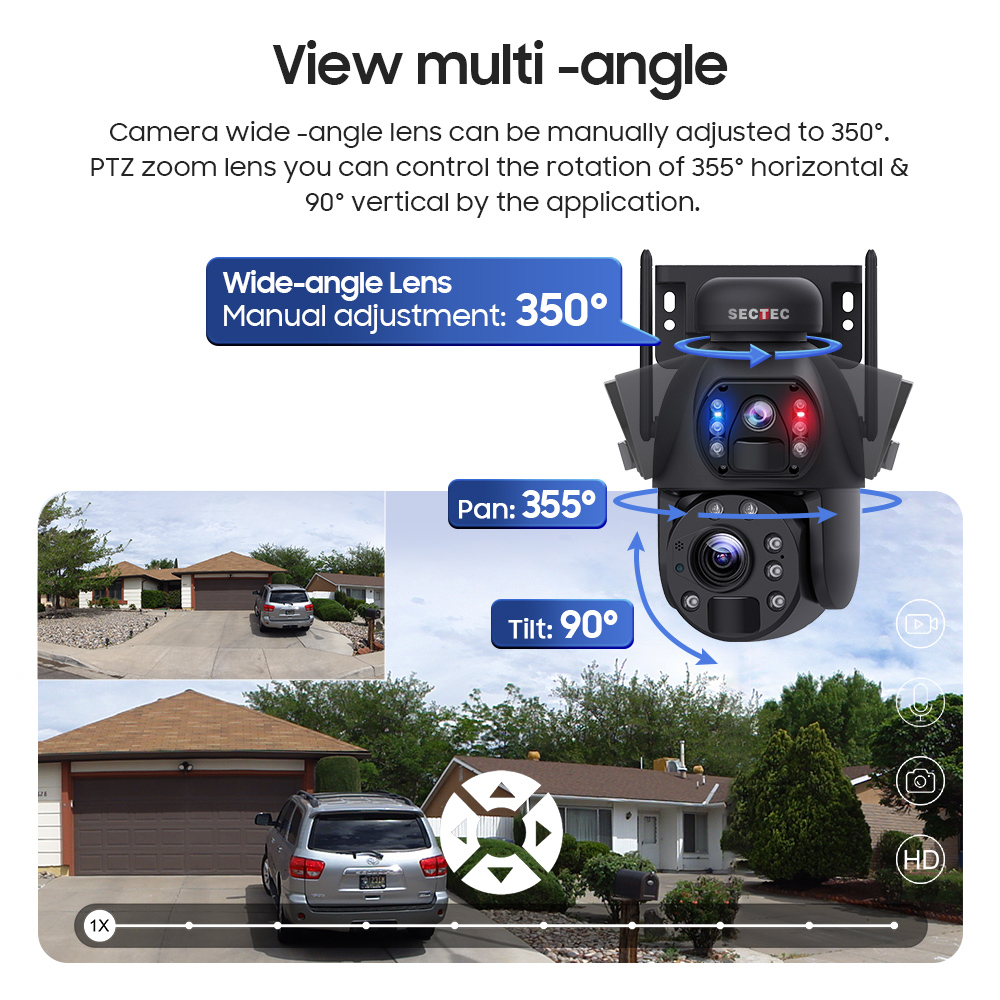 SECTEC smart ηλιακή κάμερα ST-598-6M-4G-20W-EU, 3MP dual lens, 20x zoom, 4G, SD, PTZ 11 SECTEC smart ηλιακή κάμερα ST-598-6M-4G-20W-EU, 3MP dual lens, 20x zoom, 4G, SD, PTZ - Image 9