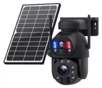 SECTEC smart ηλιακή κάμερα ST-5986M, 3MP dual lens, 20x zoom, WiFi, SD, PTZ 1