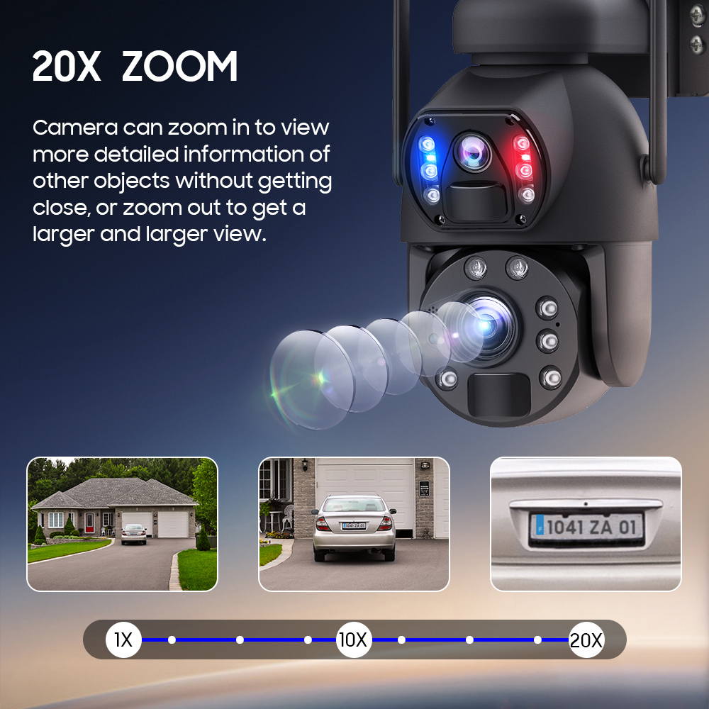 SECTEC smart ηλιακή κάμερα ST-5986M, 3MP dual lens, 20x zoom, 4G, SD, PTZ 10 SECTEC smart ηλιακή κάμερα ST-5986M, 3MP dual lens, 20x zoom, 4G, SD, PTZ - Image 8