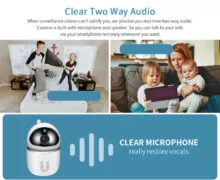 SECTEC smart IP κάμερα ST-891-2MTY με ανίχνευση κίνηση, Tuya, 2MP, 1080p 4