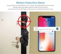 SECTEC smart IP κάμερα ST-891-2MTY με ανίχνευση κίνηση, Tuya, 2MP, 1080p 5