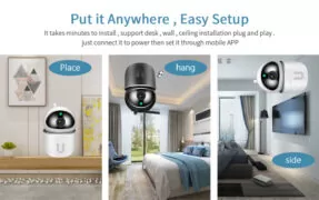 SECTEC smart IP κάμερα ST-891-2MTY με ανίχνευση κίνηση, Tuya, 2MP, 1080p 7