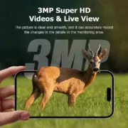 SECTEC smart ηλιακή κάμερα κυνηγού ST-HC809, 3MP, 4G, PIR, SD, IP66 5