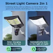 SECTEC smart ηλιακή κάμερα ST-LC598-EU με προβολέα, dual lens, 3MP, 4G, SD, PTZ, IP66 2