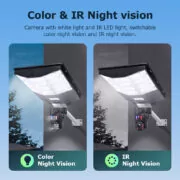 SECTEC smart ηλιακή κάμερα ST-LC598-EU με προβολέα, dual lens, 3MP, 4G, SD, PTZ, IP66 4