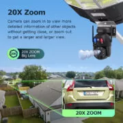 SECTEC smart ηλιακή κάμερα ST-LC598-EU με προβολέα, dual lens, 3MP, 4G, SD, PTZ, IP66 12