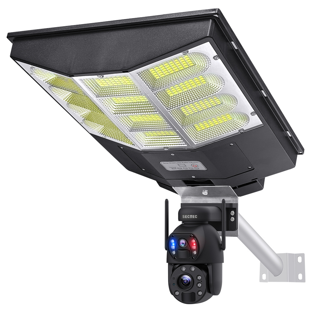 SECTEC smart ηλιακή κάμερα ST-LC598-EU με προβολέα, dual lens, 3MP, 4G, SD, PTZ, IP66 3 SECTEC smart ηλιακή κάμερα ST-LC598-EU με προβολέα, dual lens, 3MP, 4G, SD, PTZ, IP66
