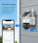 SECTEC smart ηλιακή κάμερα ST-S517C-3M, 3MP, PIR, PTZ, cloud/micro SD 6