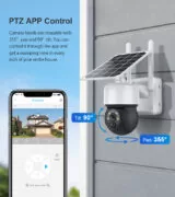 SECTEC smart ηλιακή κάμερα ST-S517C-3M, 3MP, PIR, PTZ, cloud/micro SD 6