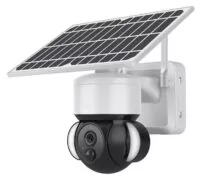 SECTEC smart ηλιακή κάμερα ST-S518M-3M με προβολείς, 3MP, Wi-Fi, PTZ