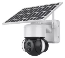 SECTEC smart ηλιακή κάμερα ST-S518M-3M με προβολείς, 3MP, Wi-Fi, PTZ
