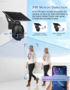 SECTEC smart ηλιακή 4G κάμερα ST-S588M-3M-4G, 3MP, PIR, cloud/micro SD 3